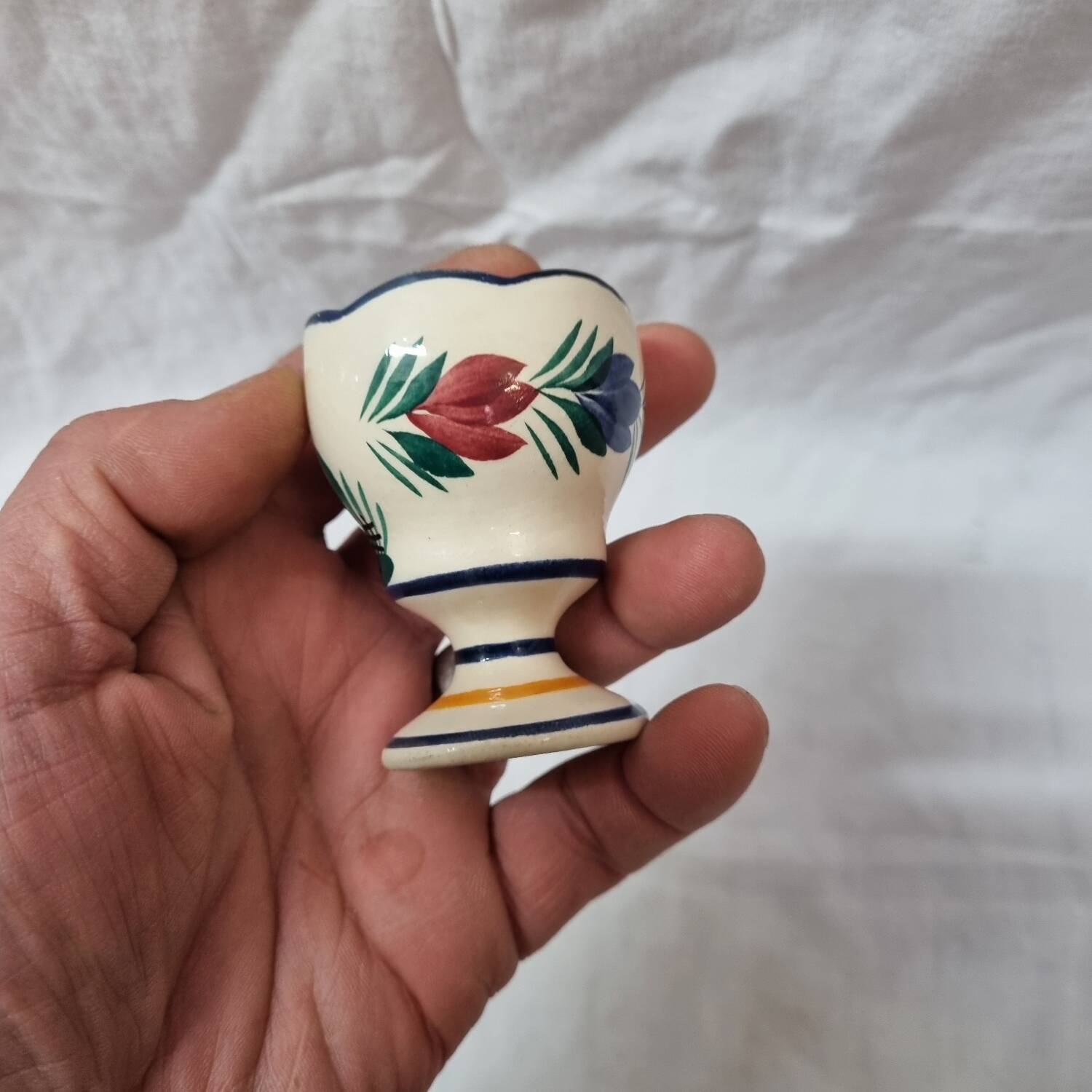 Egg cup HB Henriot Quimper 1960