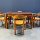 CJ Rosengaarden pine wood dining set - set of 5 - 1970s
