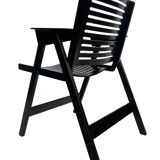 Niko Kralj Rex Plywood Folding Chair for Stol 1950s in Black