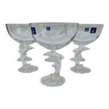 6 Luminarc Dolphy ice cream and dessert cups