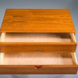 Mid-century modern no. 384 teak bedside table by Aksel Kjersgaard, Denmark, 1960s