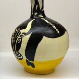 Picasso-inspired bull vase