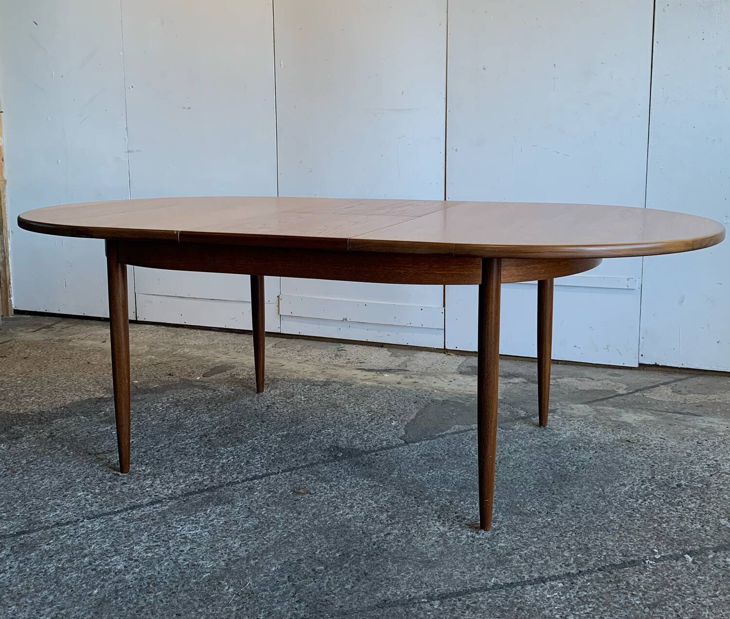 Vintage Scandinavian style teak dining table