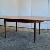 Vintage Scandinavian style teak dining table
