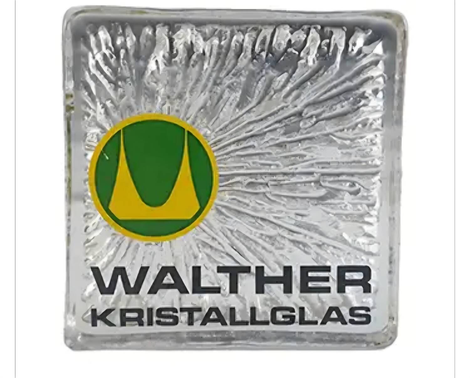 Set of three Walther kristallglas serving dishes from the 60s