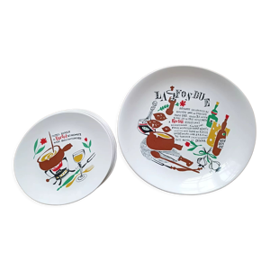 service à fondue années - 1960