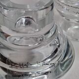 Pair of candle holders, vintage photophores, Knut and Marianne Hagberg design