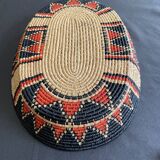 Woven ethnic basket, 60s
