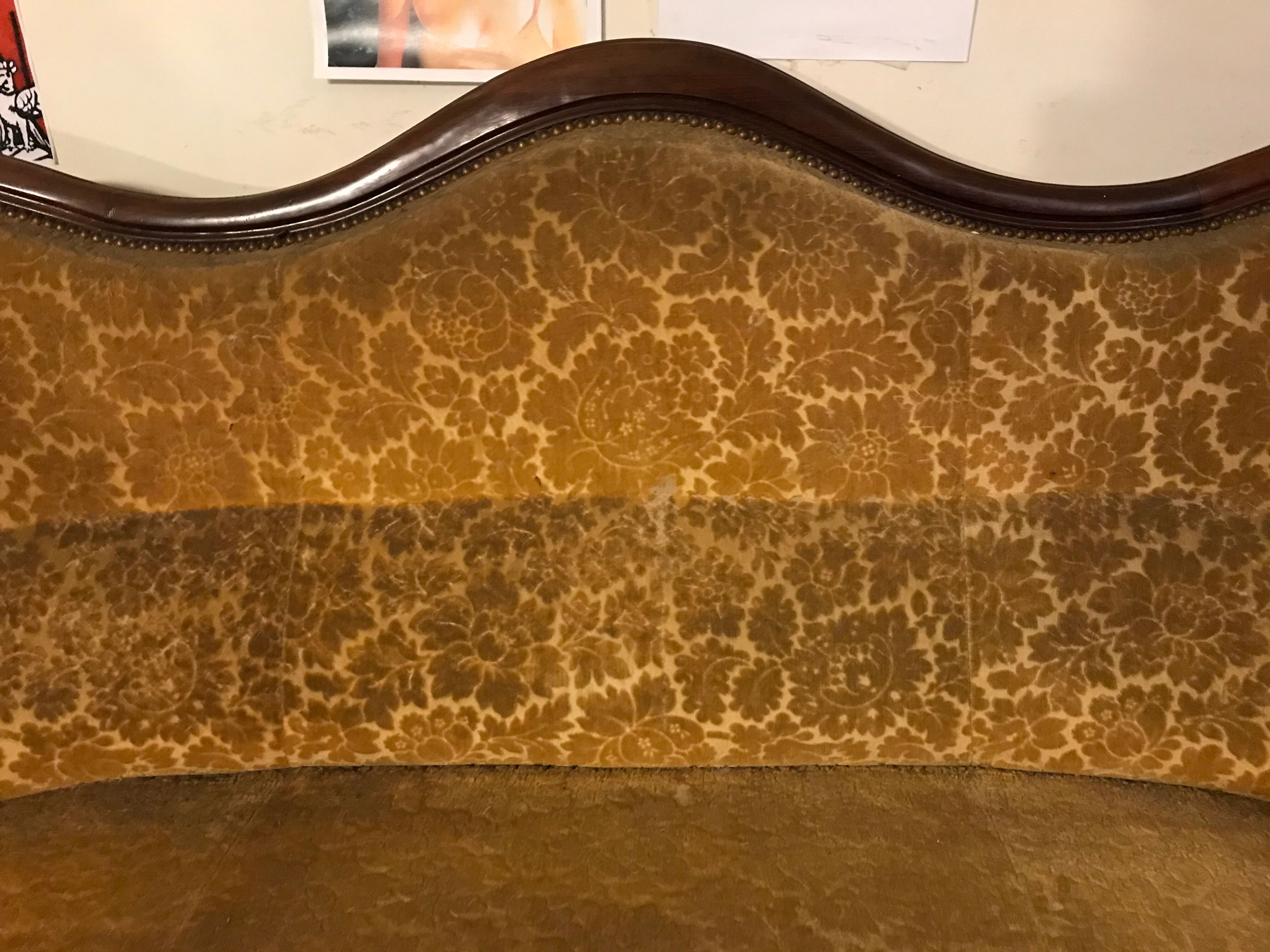 Elegant 3-seater Napoleon III-style sofa