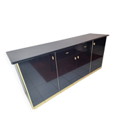 meuble Enfilade noir laqué