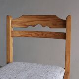 6 Minimalist pine dining chairs | Sweden | 1960s