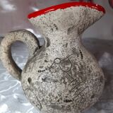 Ceramic pitcher signed Francis Triay