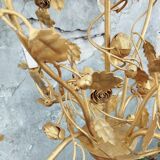 Golden cage chandelier