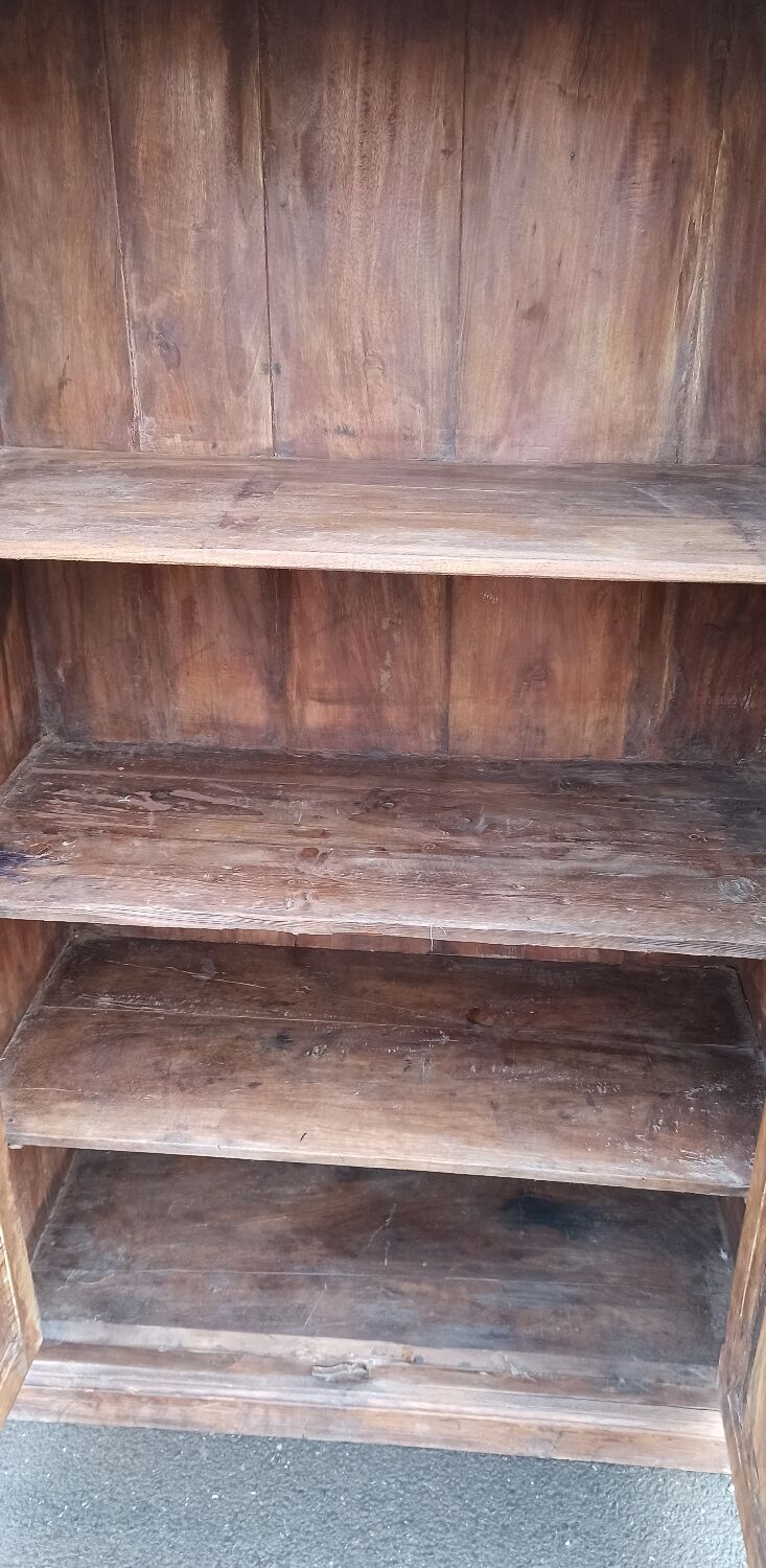 Old wooden wardrobe