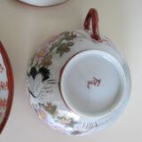 Tasses  et sous tasses  anciennes porcelaine japon