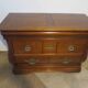 Rare - Pretty English chest of drawers - 3 drawers - solid wood "tomb" chest of drawers - Sourisseau cabinetmaker