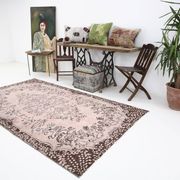 6' x 8' Pink Turkish Vintage Rug 199x287 cm