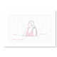 Illustration A4 naiade no. 5/8 bretagne baigneuse mer