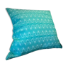 Ocean blue Kachin cushion 40x40 cm