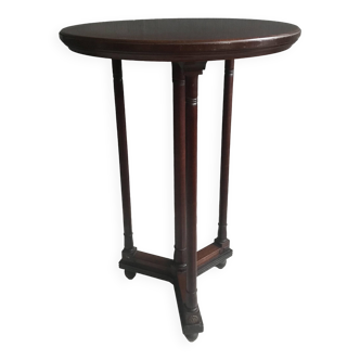 Round Pedestal Table in Beech Wood, 1980s