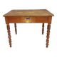 Desk with turned legs