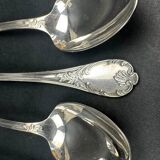 Set of 6 Christofle Marly model spoons – silver-plated – 13.5 cm