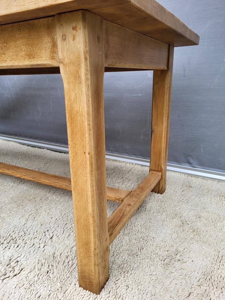 Table de ferme Chêne massif 200x79