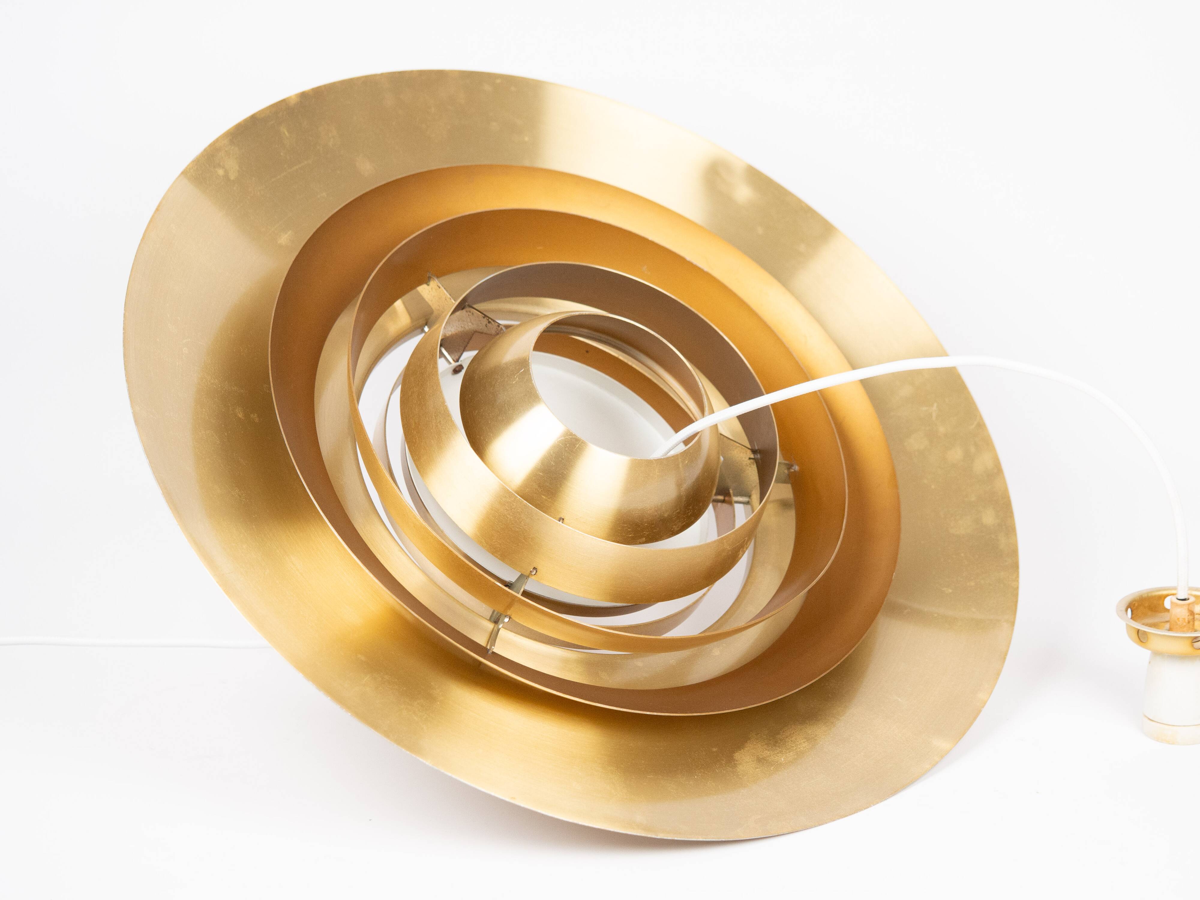 Danish vintage pendant lamp P376 by Fabricius and Kastholm, Nordisk Solar