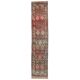 Vintage Turkish Oushak Handmade Wool Cotton Pink Runner Rug 78x376