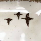 Vintage German ceramic bird plate by Thomas.