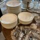 6 flat seats, Ahrenfeldt limoges, diameter 21 cm