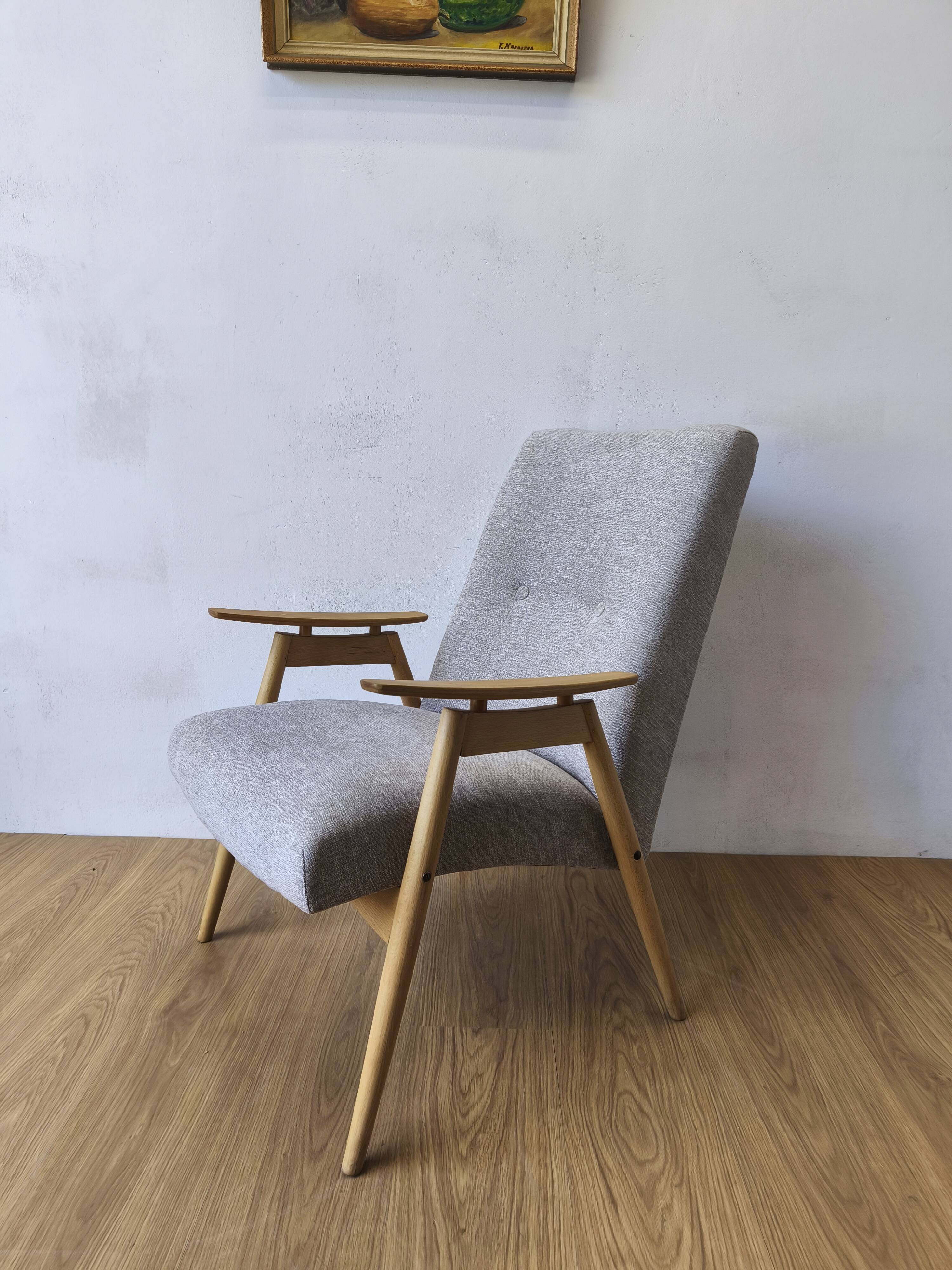 Designer armchair by J. šmidek, 1970s.