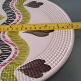 Hand painted porcelain trivet MBFA Pornic model Fantasia