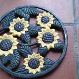 Vintage cast iron trivet