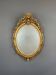 Miroir ovale en bois doré Napoléon III