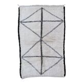 White Marmoucha Moroccan rug - 245 x 154 cm