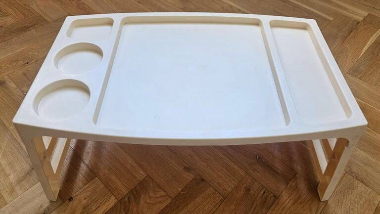 Midcentury Folding Bed Breakfast Table Tray Dansol, Canada, 1970s