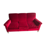 Vintage velvet sofa