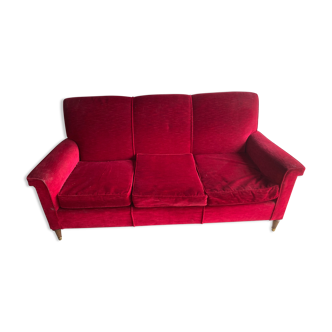 Vintage velvet sofa