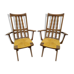 Lot de 2 fauteuil éventail