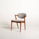 Set of 4 model “42” chairs by Kai Kristiansen for Schou Andersen