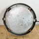 Industrial Grey Wall Light with Milk Glass from Elektrosvit, 1970s