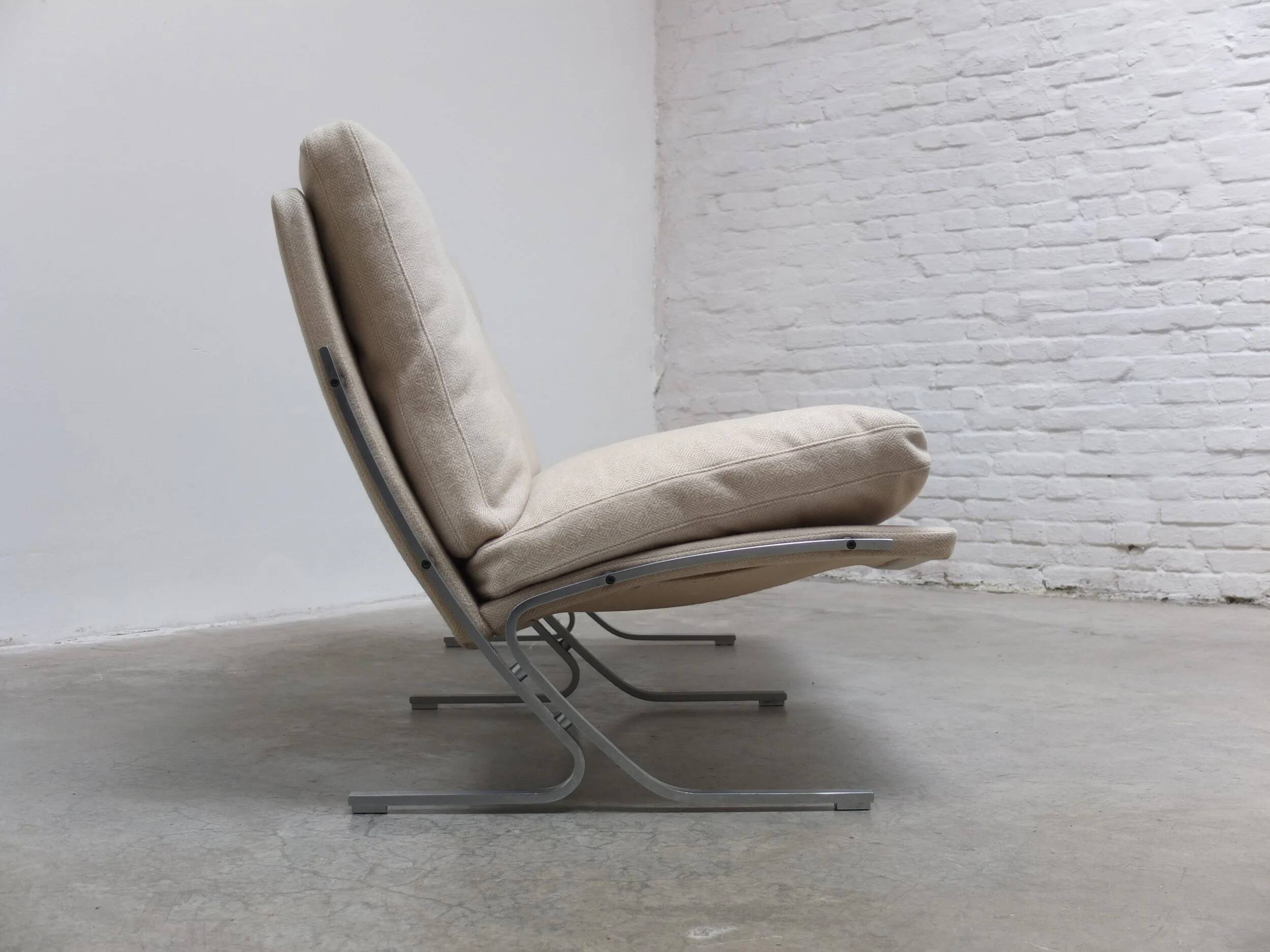 Canapé 2 places unique dans le style de Fabricius & Kastholm, années 1960.