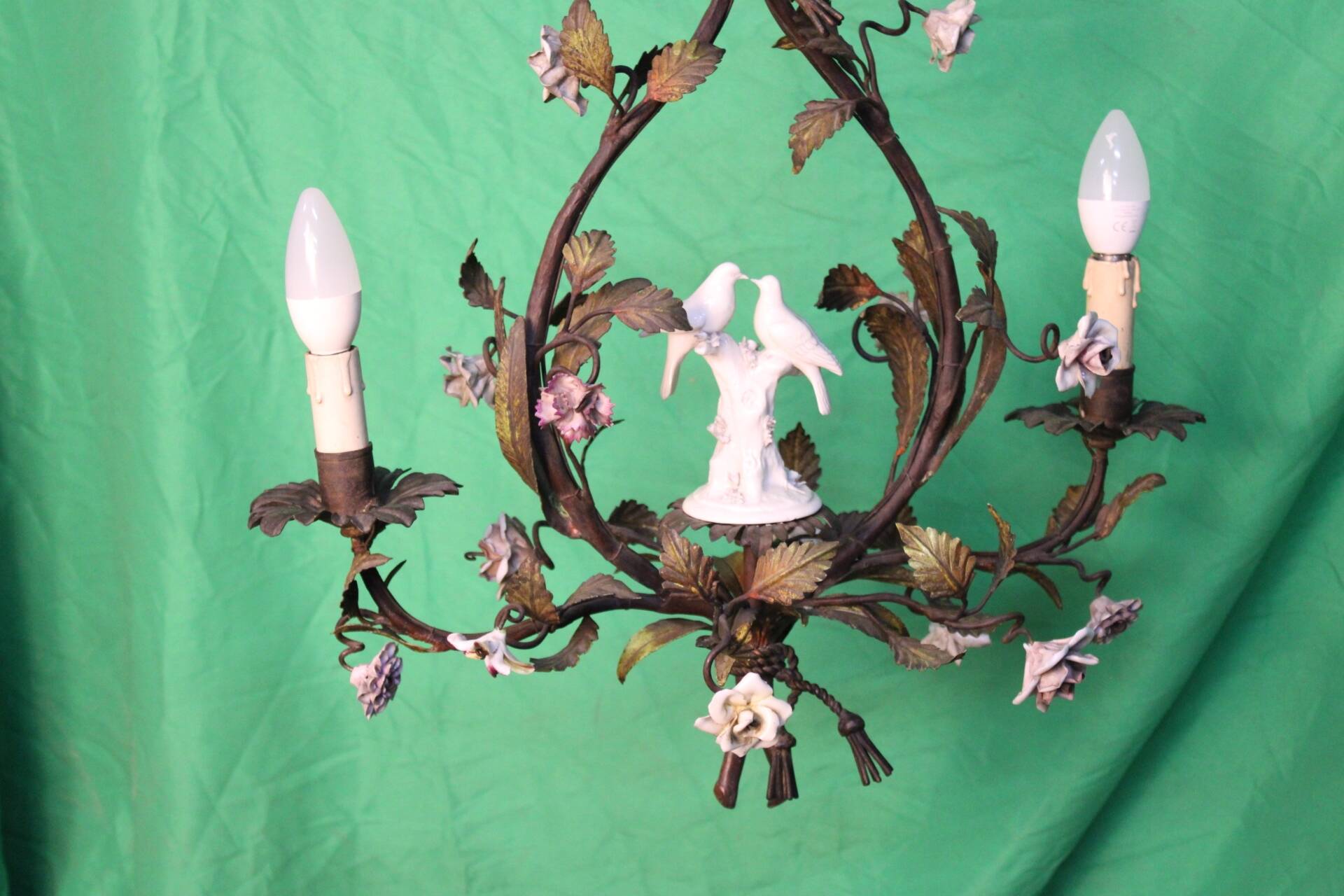 Italian Fiorentine chandelier circa 1930