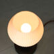 Mid-century brass & opaline table lamp