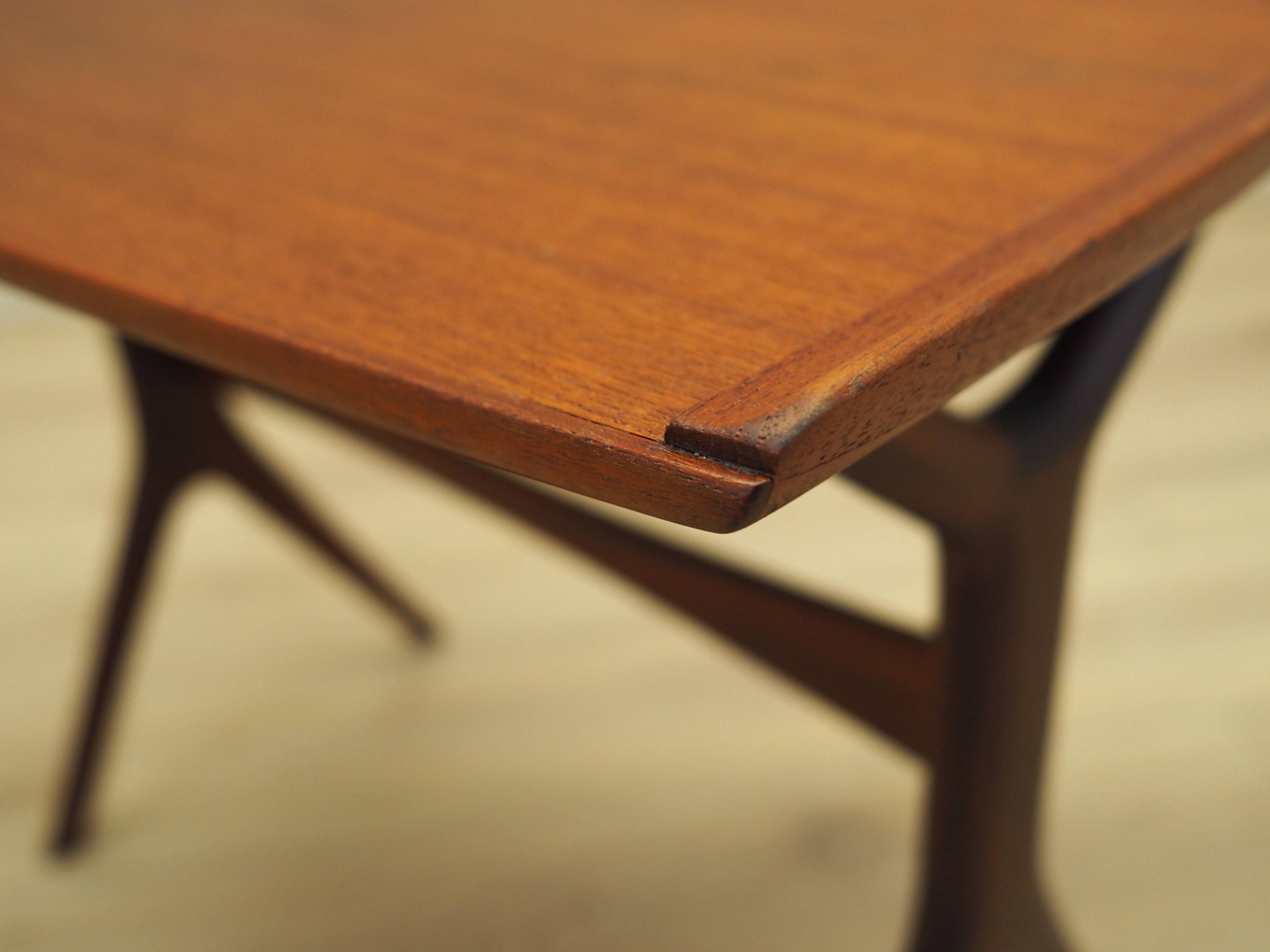 Teak coffee table, Danish design, 1970s, production: Denmark
