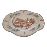 Plat en faïence