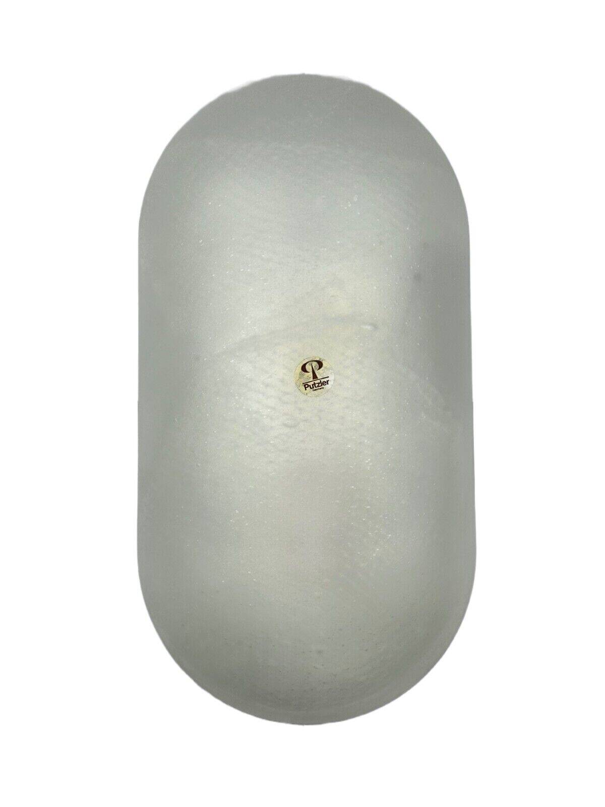 60s 70s wall lamp Peill & Putzler Germany glass & metal space age design