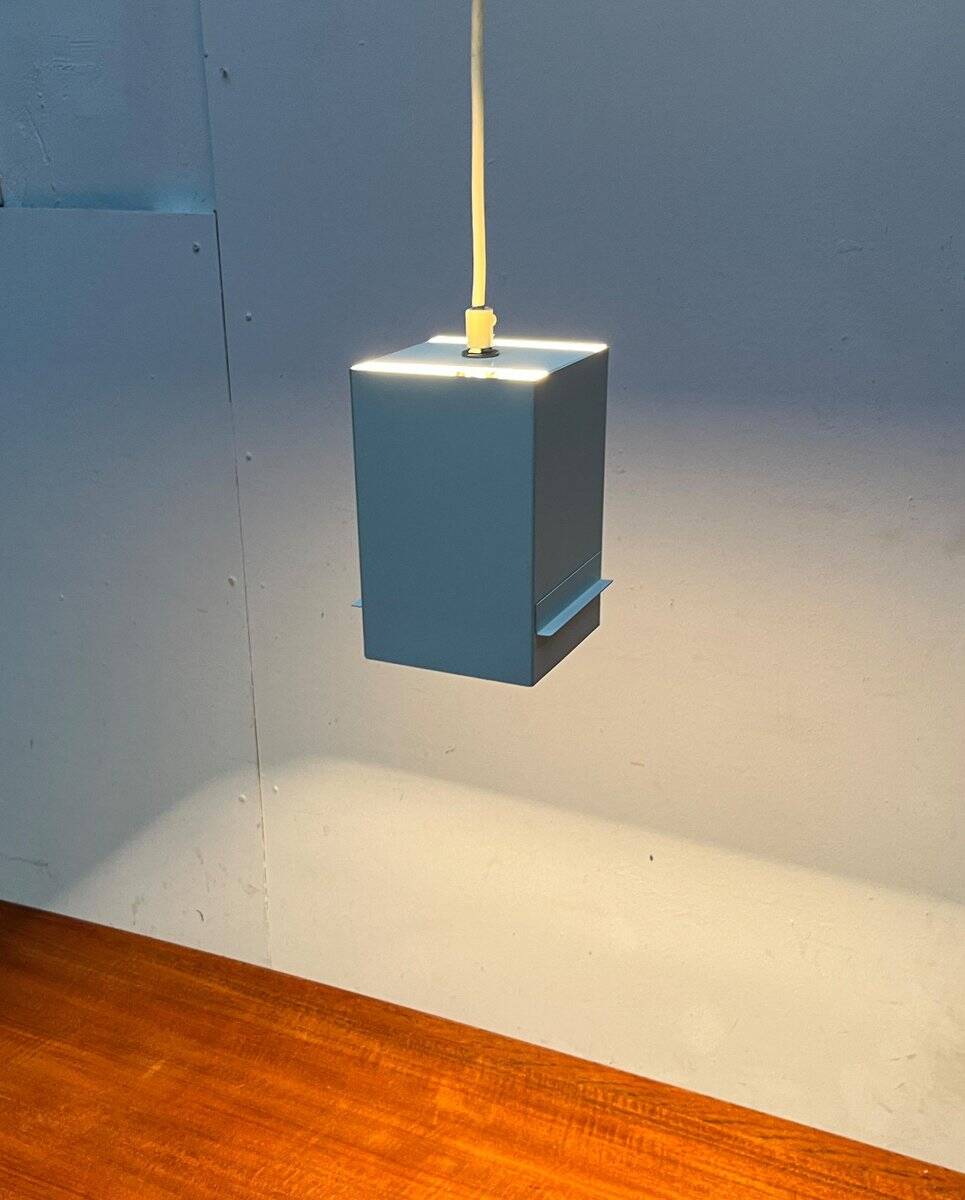 Minimalist cubic metal suspension, mid-century, 1960s.