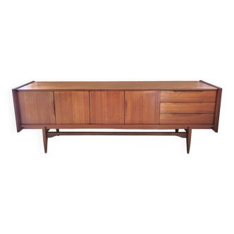 Scandinavian design sideboard in teak and rosewood